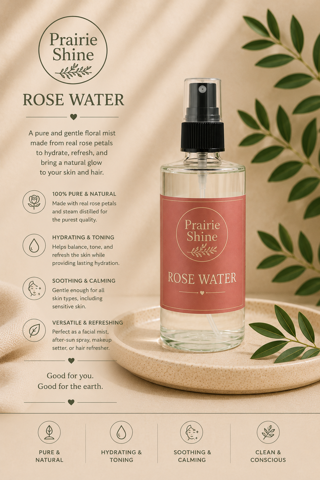 Rose Water Spray