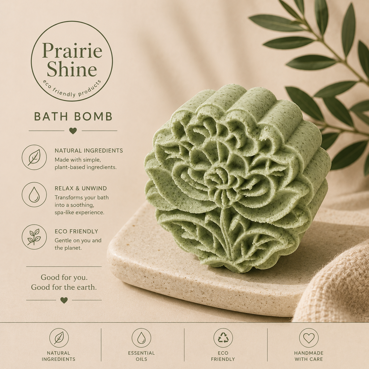 Lemongrass Bath Bomb