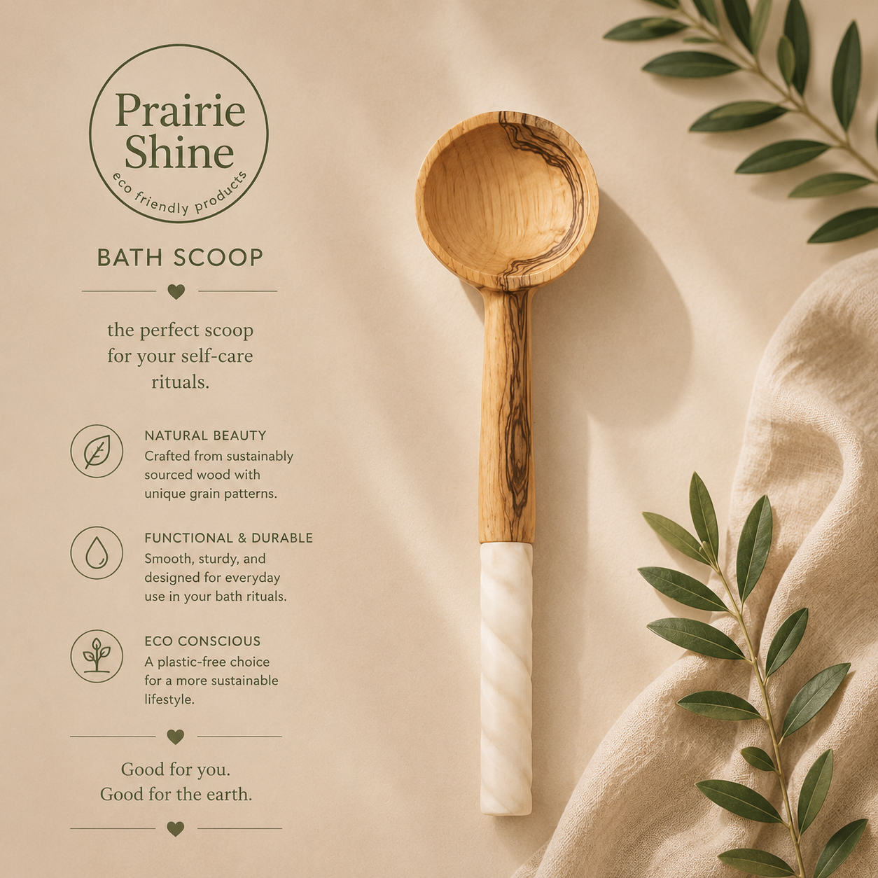 Wooden Scoop
