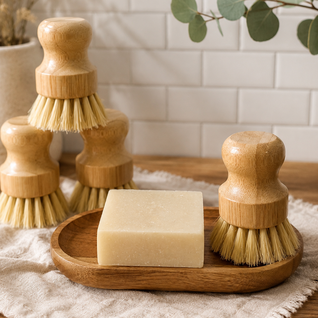 Bamboo Scrubbing Brush