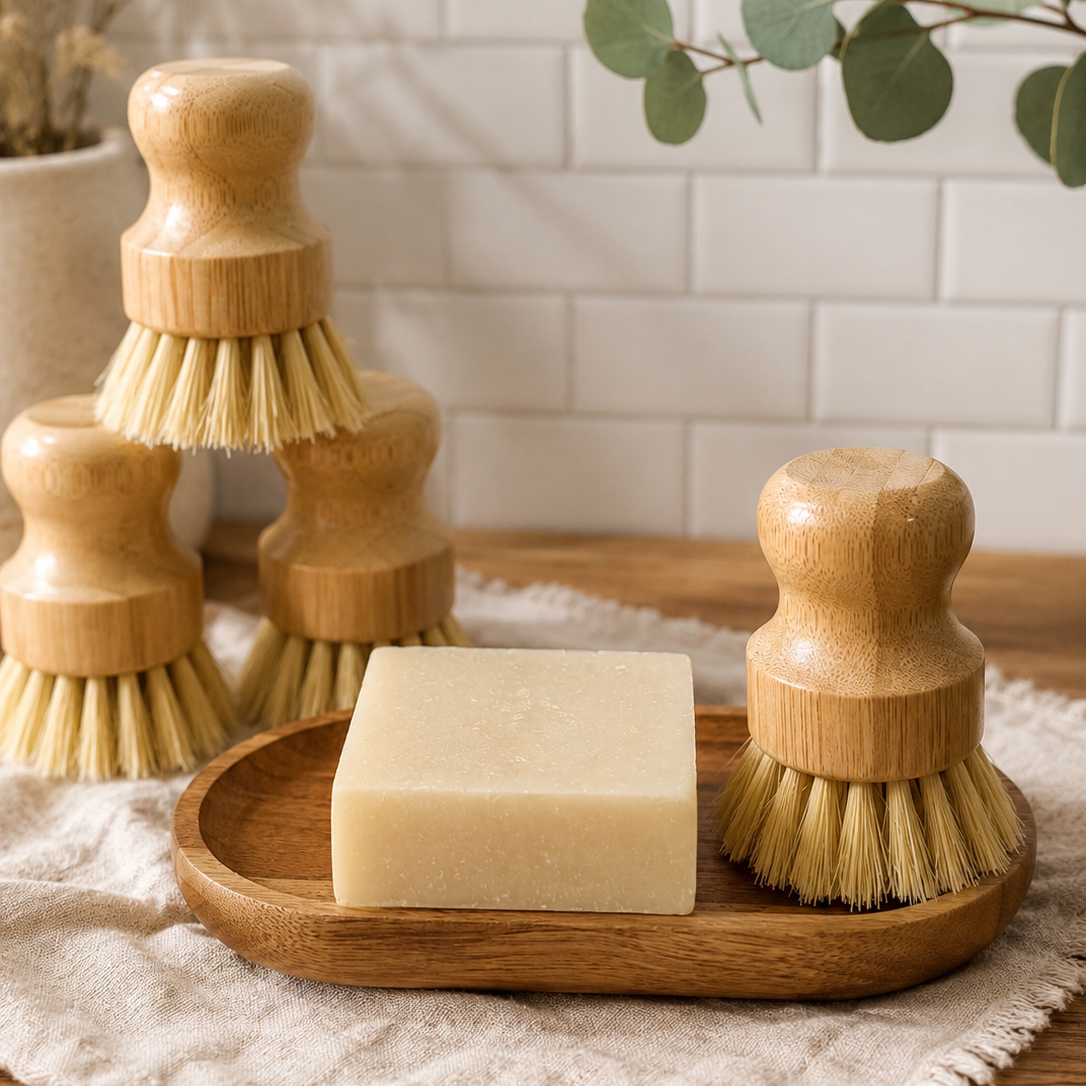 Bamboo Scrubbing Brush